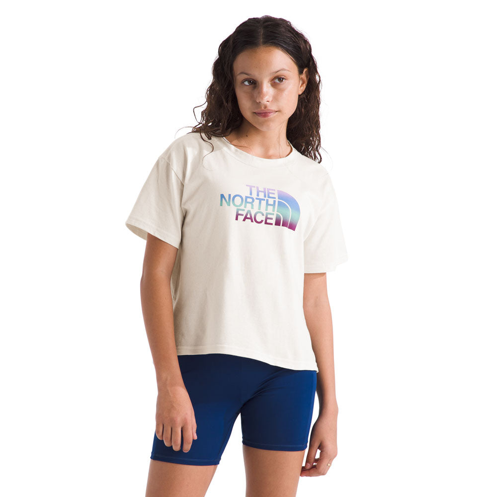 The North Face G Gradient Halfdome SS Graphic Tee White Dune