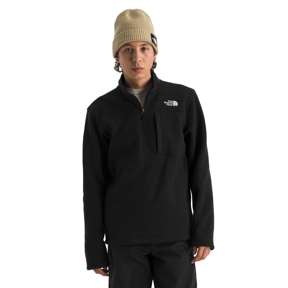 The North Face Mens Gordon Lyons 1/4 Zip TNF Black Heather