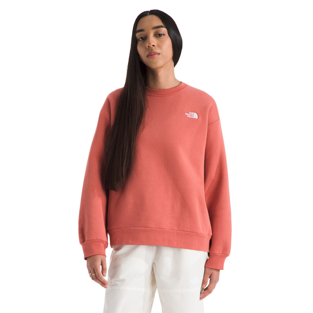 The North Face Womens Evolution Simple Dome Oversized Crew Mars Dust