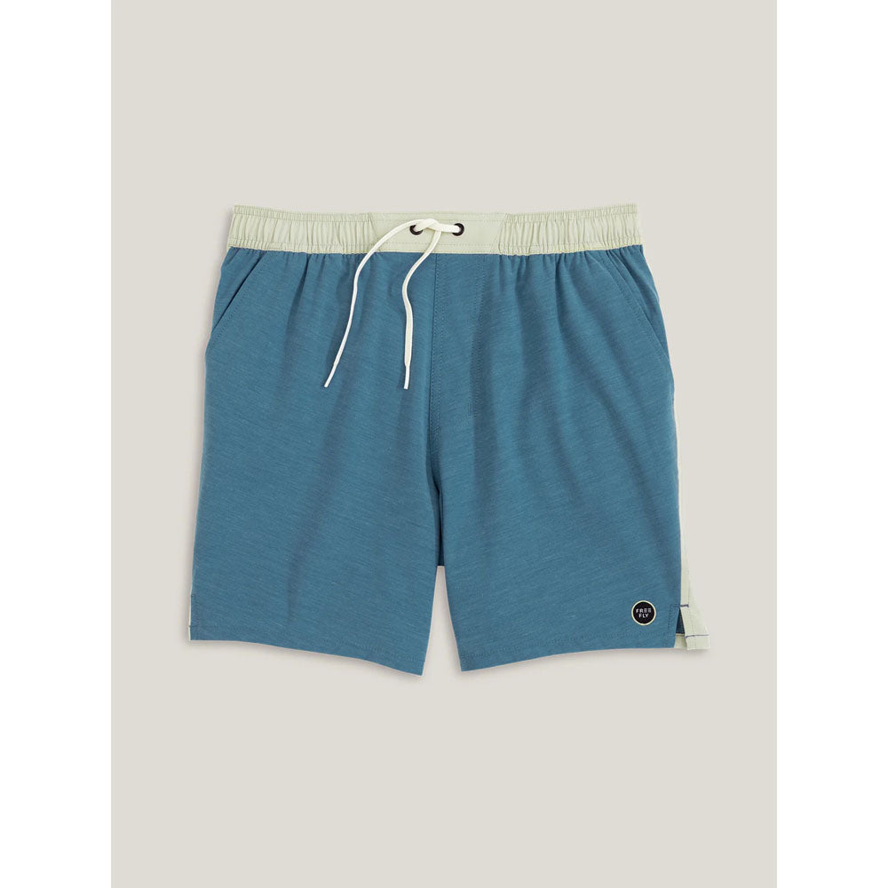 Free Fly Apparel Mens Palmera Trunk Bluestone