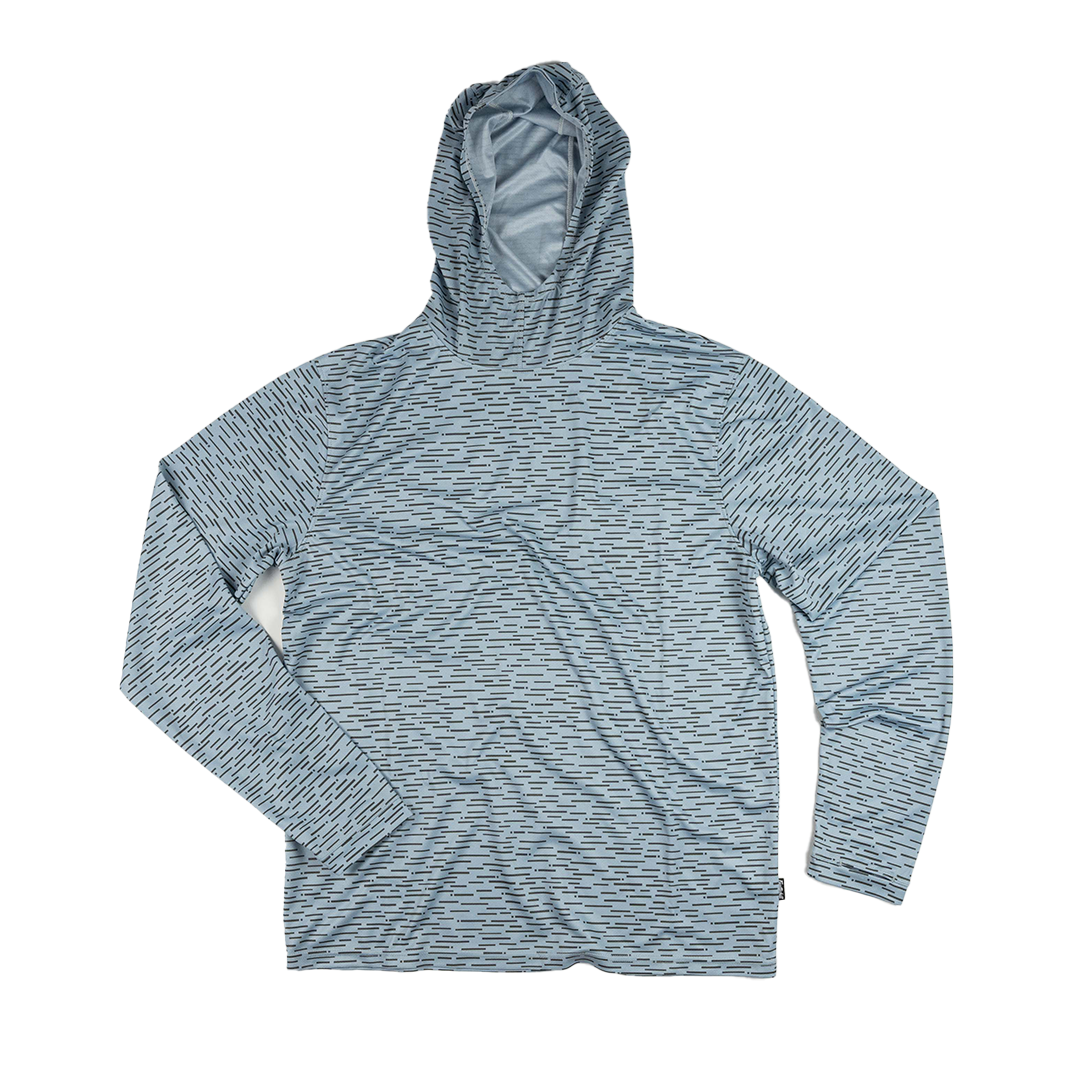 Fayettechill M Pelsor Hoodie Leaden Blue Cuts
