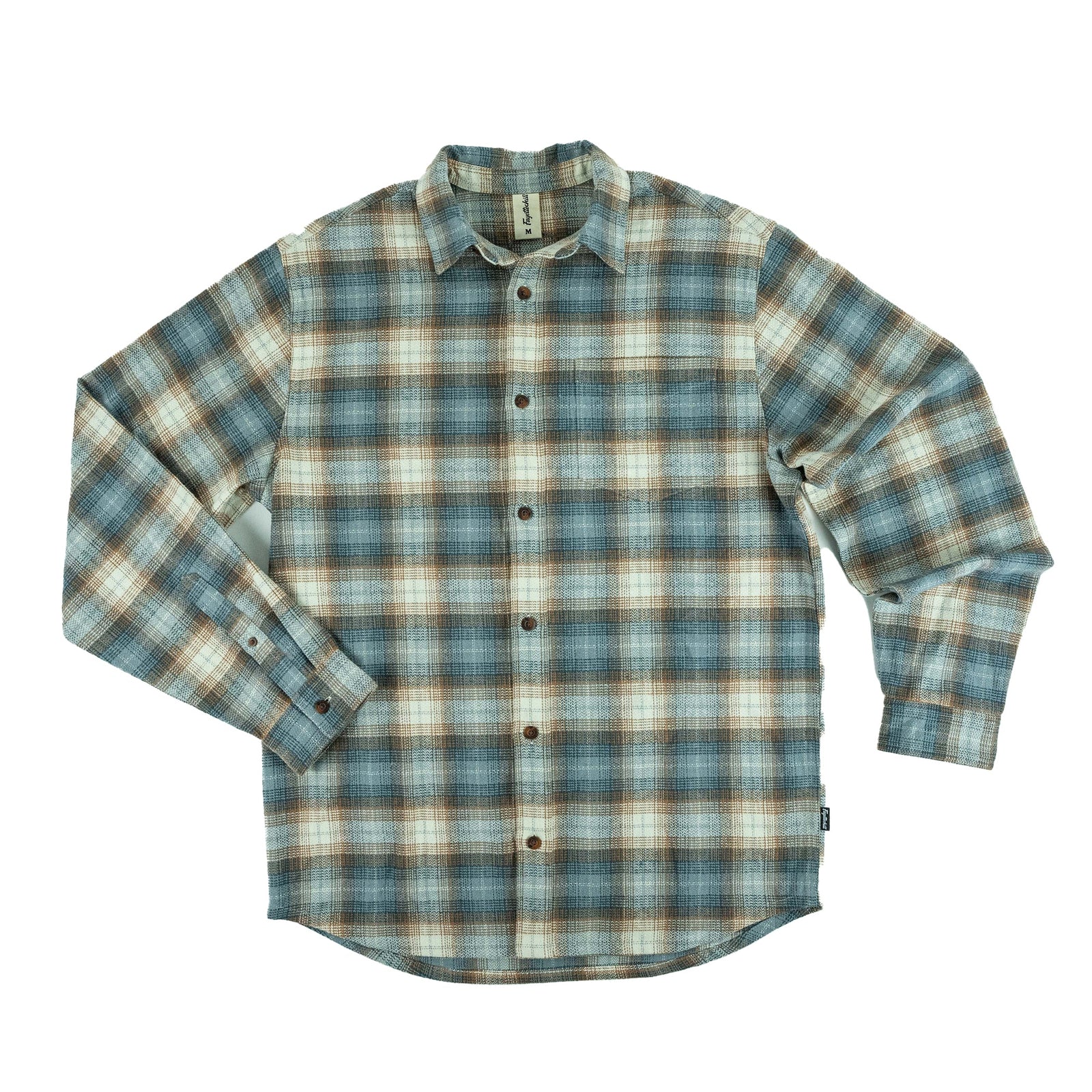 Fayettechill Pettigrew Shirt Azure Sunset Plaid