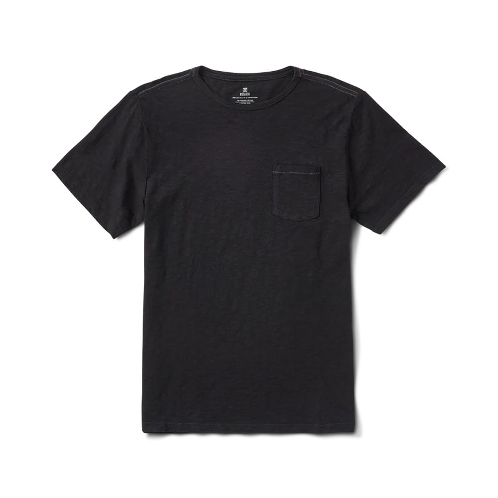 Roark Mens Well Worn Midweight Organic Tee Black