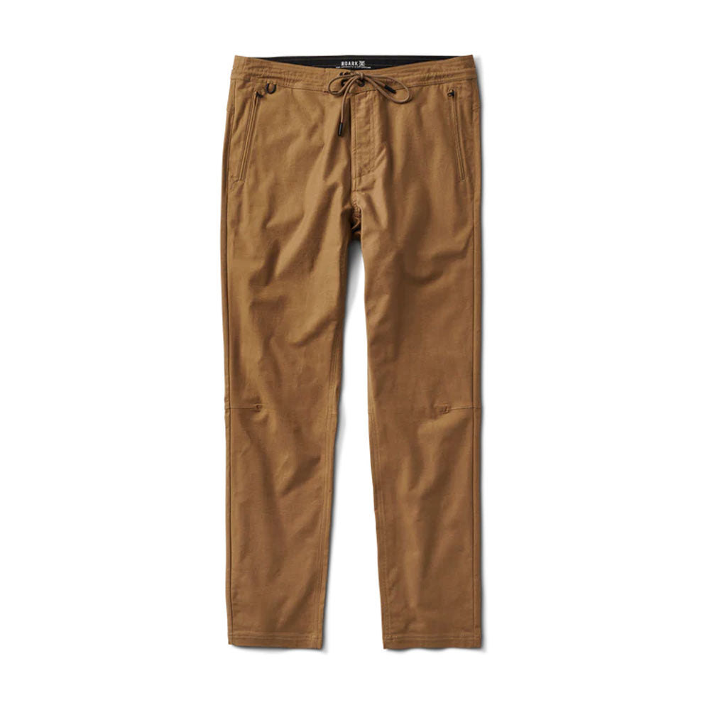 Roark Mens Layover Traveler Pants Dark Khaki