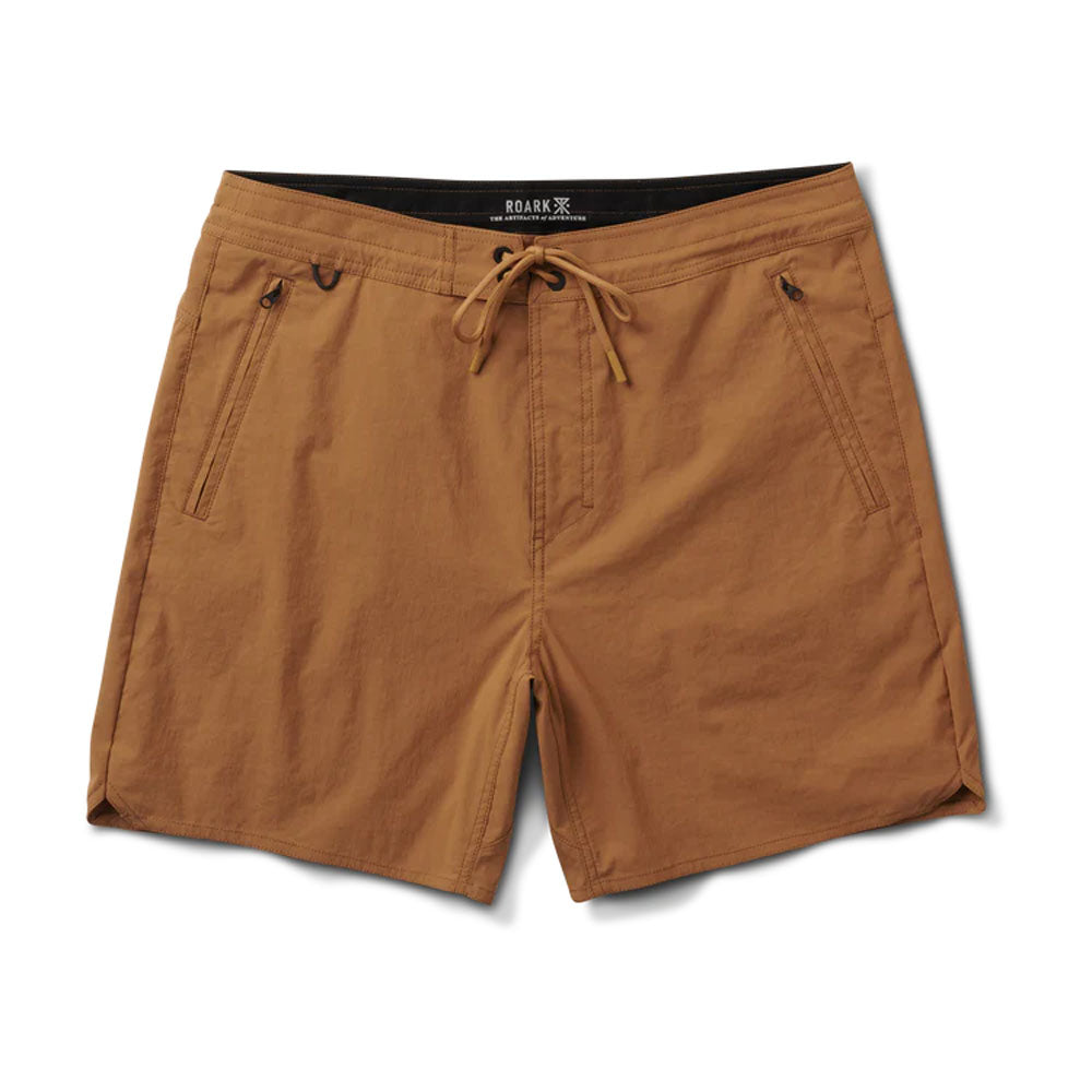 Roark Mens Layover Trail Shorts Pignoli