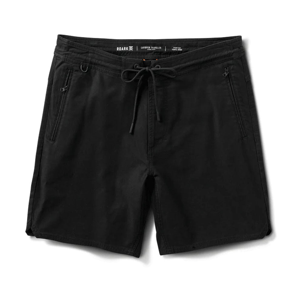 Roark Mens Layover Traveler Shorts Black