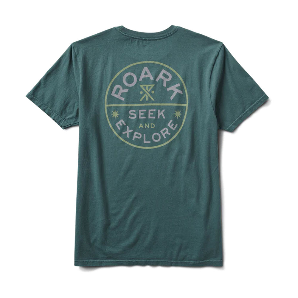 Roark Mens Seek & Explore Signet Premium Tee Forest