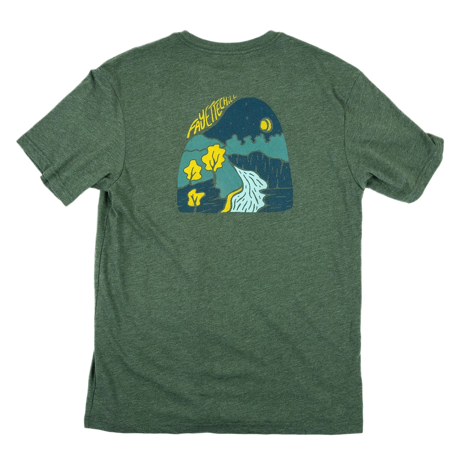 Fayettechill Men's Roark Bluff Heather Dark Army Cot