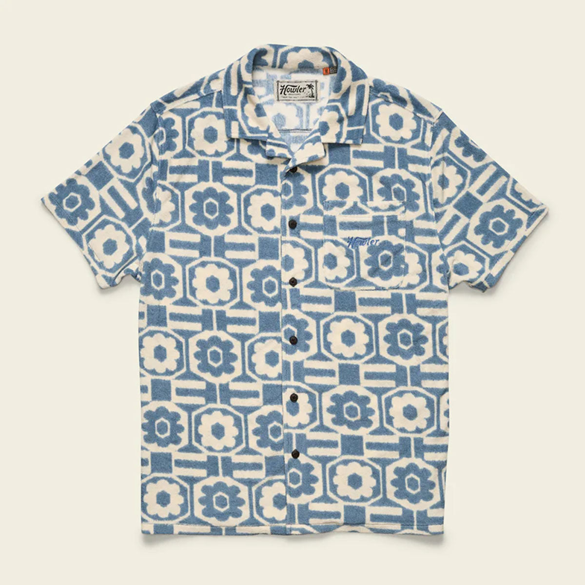Howler Brothers Mens Terry Palapa Shirt Talavera