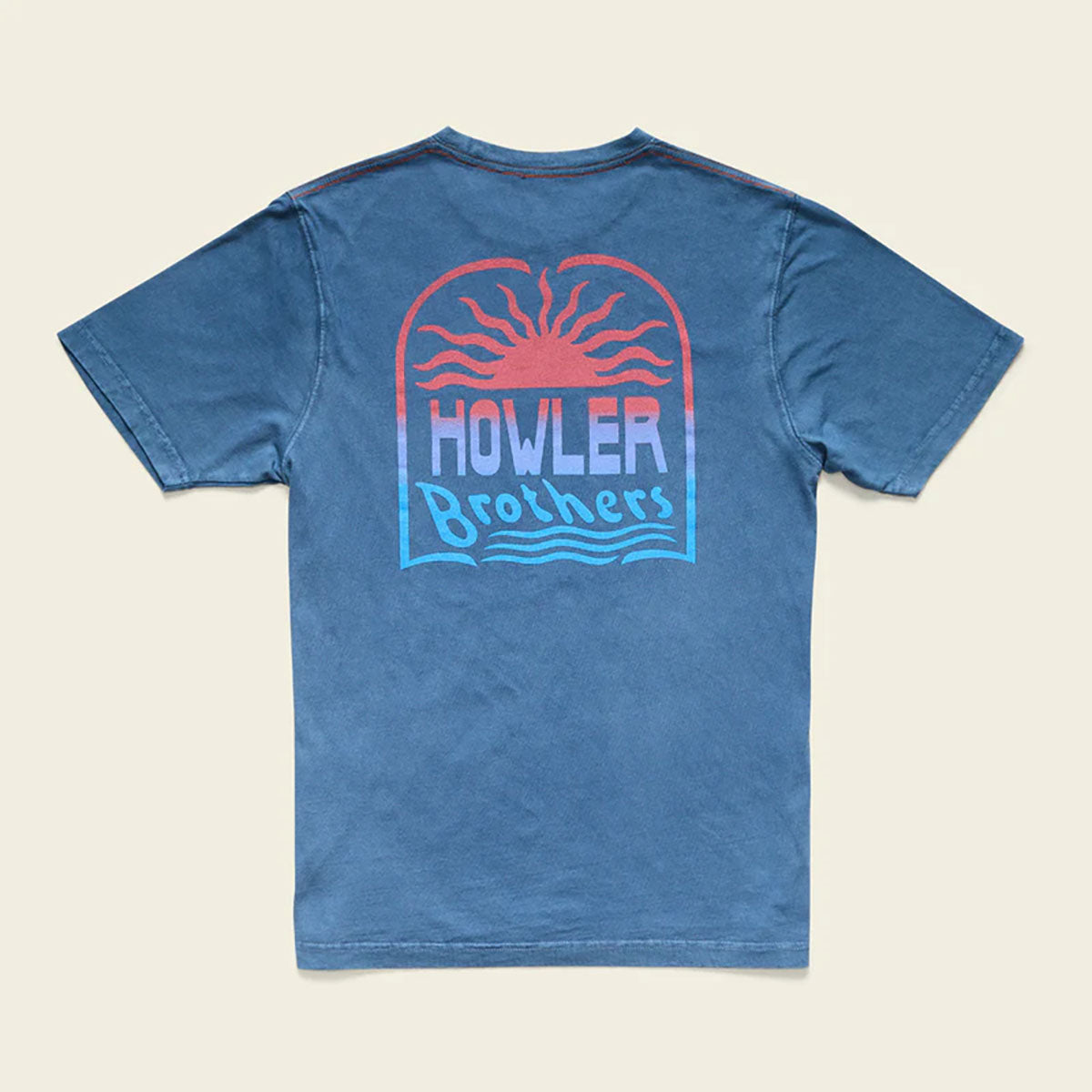 Howler Brothers Mens Cotton T El Sol : Key Largo