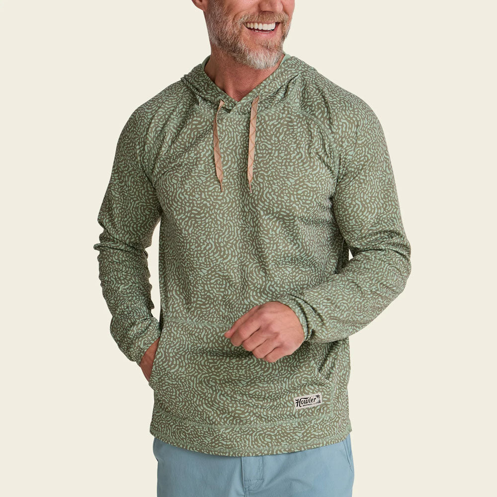 Howler Brothers Mens Loggerhead Hoodie Pond Patterns: Mermaid