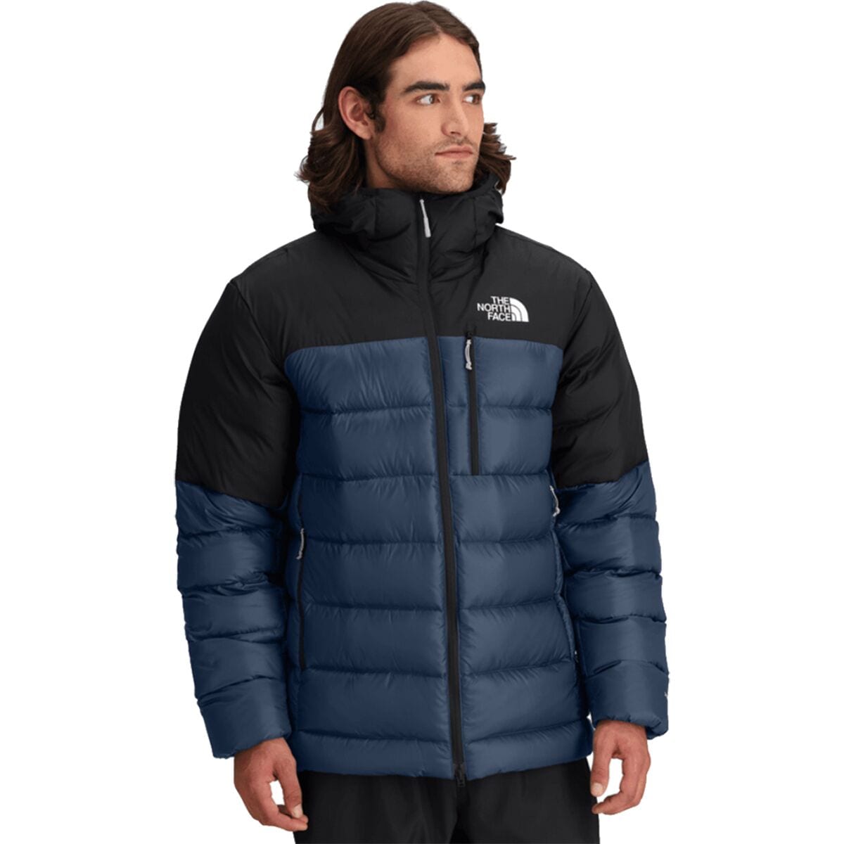 The North Face M Kalix Down Hoodie PF Shady Blue/TNF Black / M