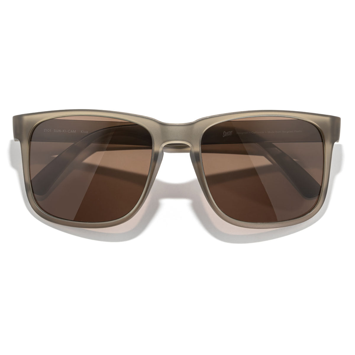 Sunski Kiva Matte Cola Amber
