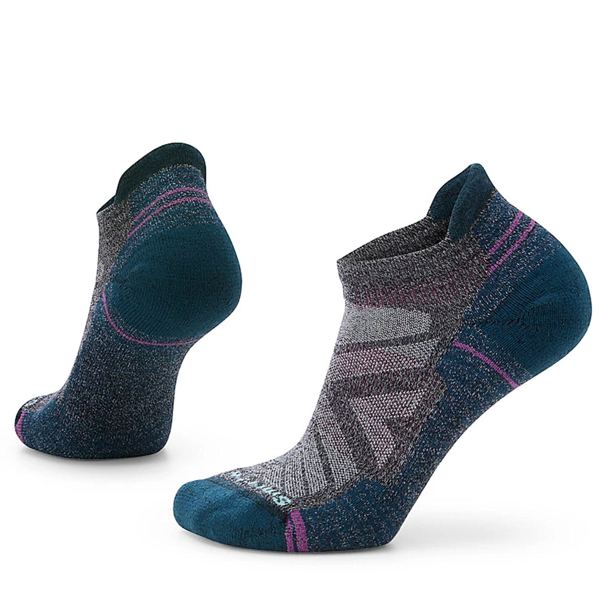 Smartwool Women's Hike Light Cushion Low Ankle Socks Charcoal/ight Gray / L