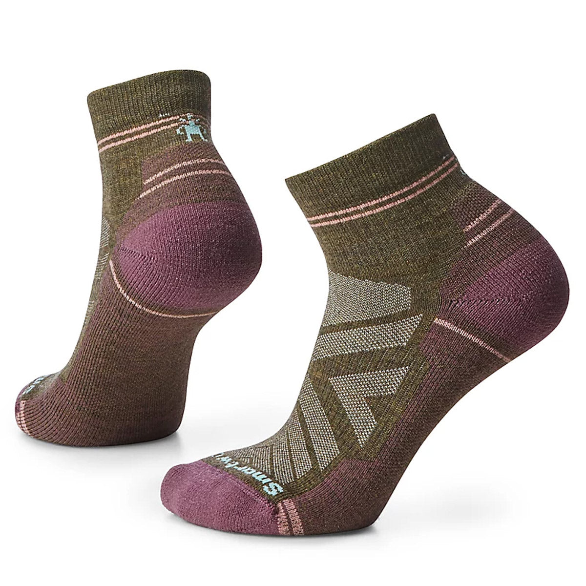 Smartwool Women&#39;s Hike Light Cushion Ankle Socks ilitary Olive / M