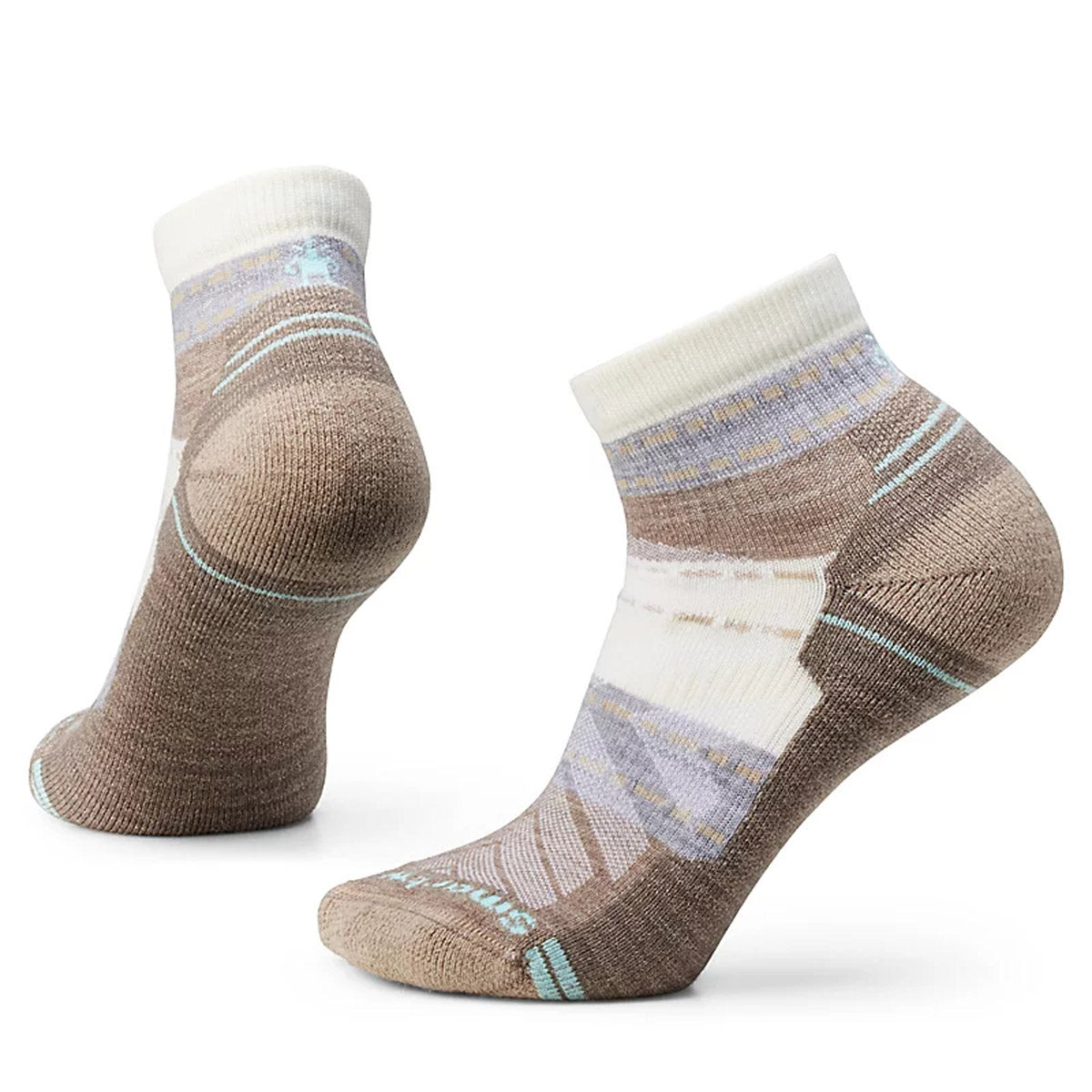 Smartwool Women's Hike Light Cushion Margarita Ankle Socks Natural