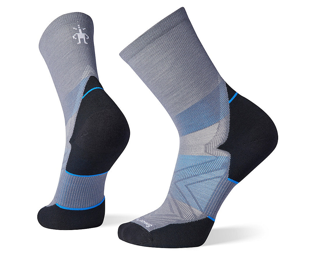 Men's Run Targeted Cushion Mid Crew Socks