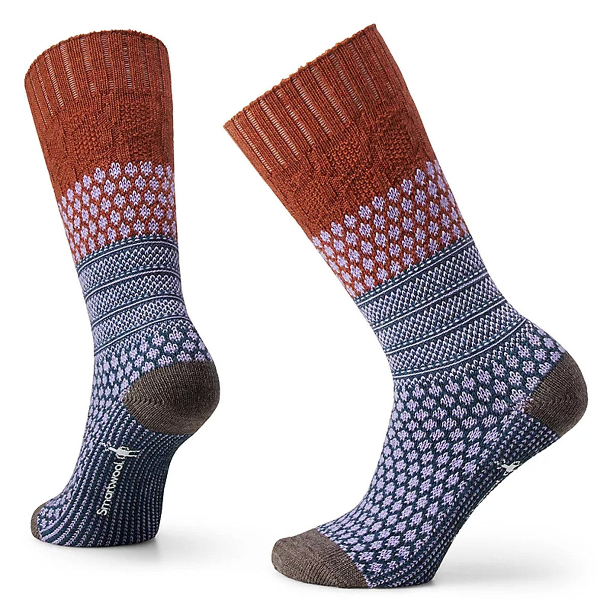 Smartwool Women's Everyday Popcorn Cable Crew Socks Picante