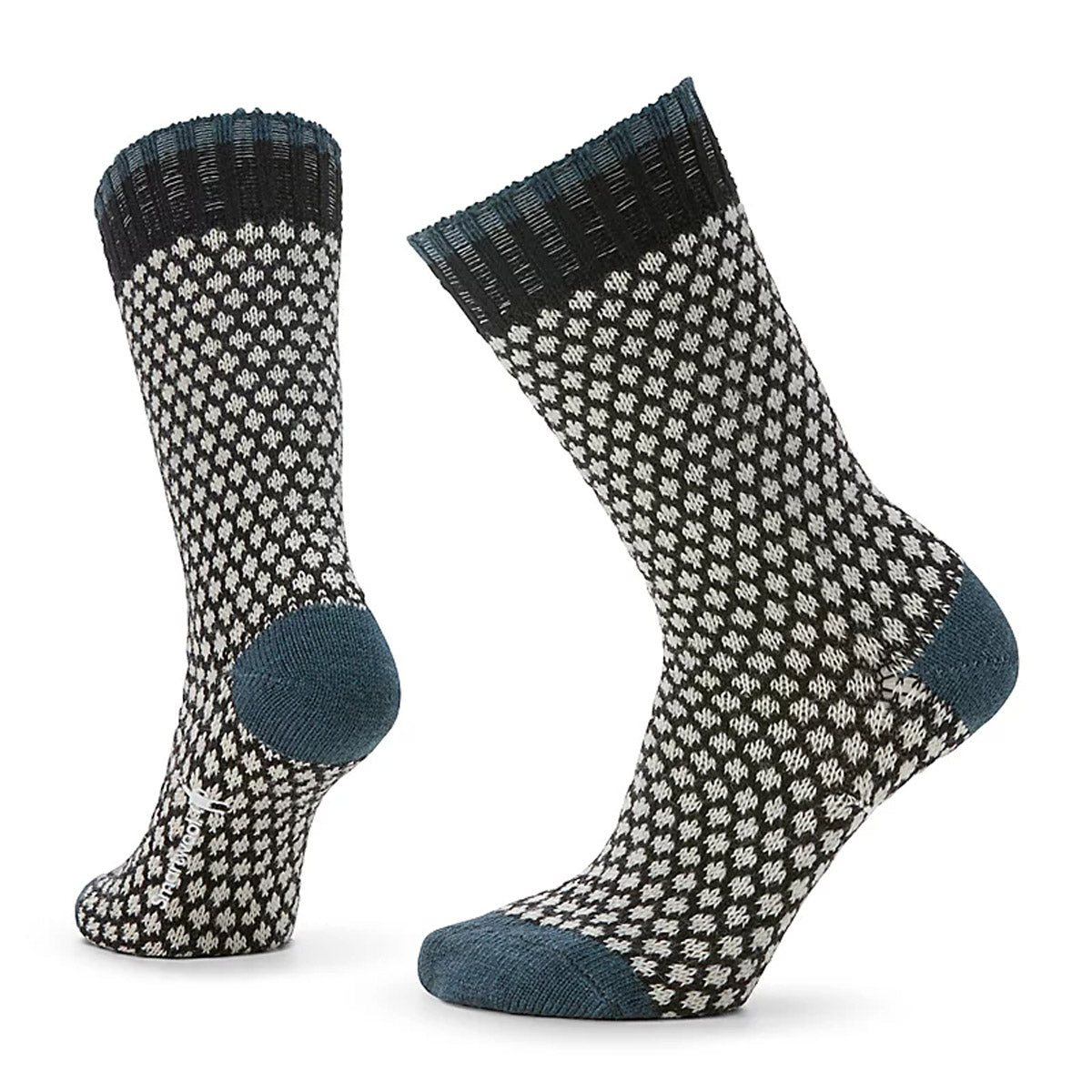 Smartwool Women&#39;s Everyday Popcorn Polka Dot Crew Socks Black