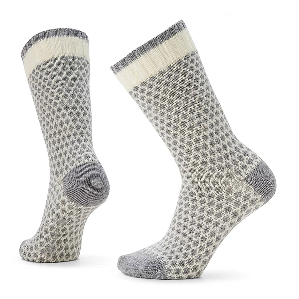 Smartwool Women's Everyday Popcorn Polka Dot Crew Socks Natural
