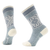 Smartwool Women's Everyday Popcorn Snowflake Pattern Crew Socks B72 Frosty Green