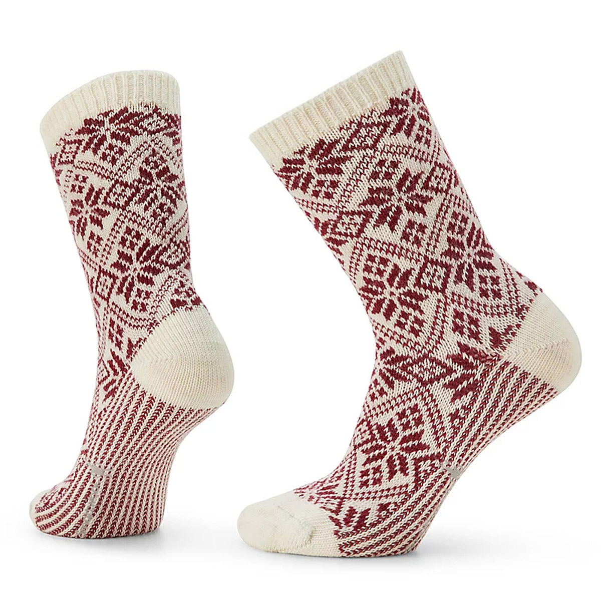 Smartwool Women&#39;s Everyday Traditional Snowflake Crew Socks oonbeam / M