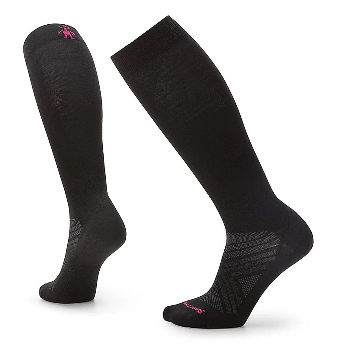 Smartwool Women's Ski Zero Cushion Over The Calf Socks Black