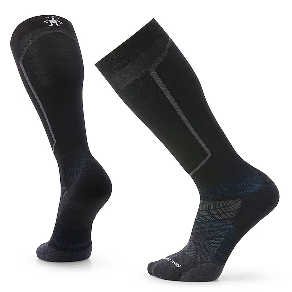 Smartwool Men&#39;s Ski Targeted Cushion Over The Calf Socks Black