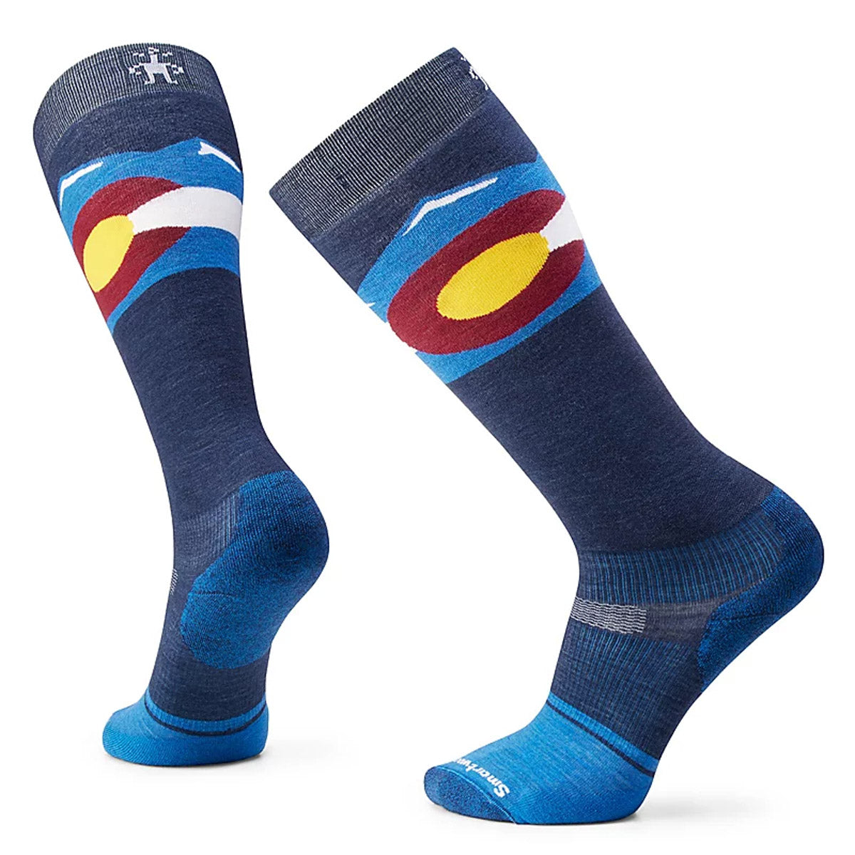 Men&#39;s Snowboard Targeted Cushion Colorado Over The Calf Socks