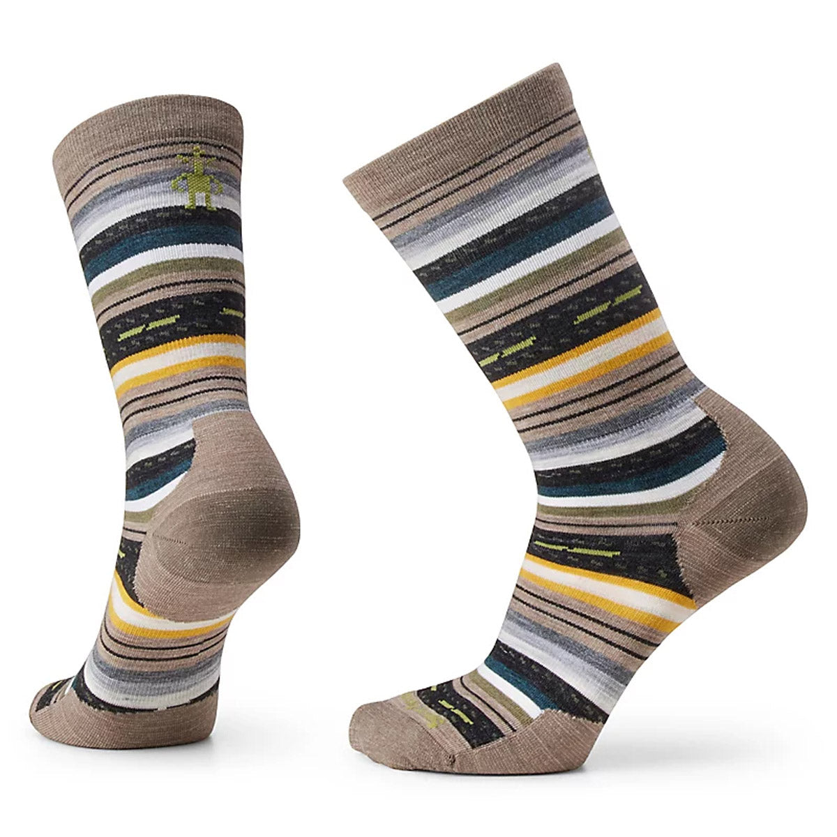 Smartwool Women's Everyday Margarita Crew Socks Fossil