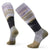 Smartwool Men's Snowboard Targeted Cushion Broken Lines Pattern Over The Calf Socks Graphite