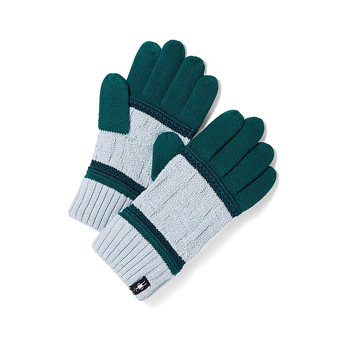 Smartwool Popcorn Cable Glove Emerald Green