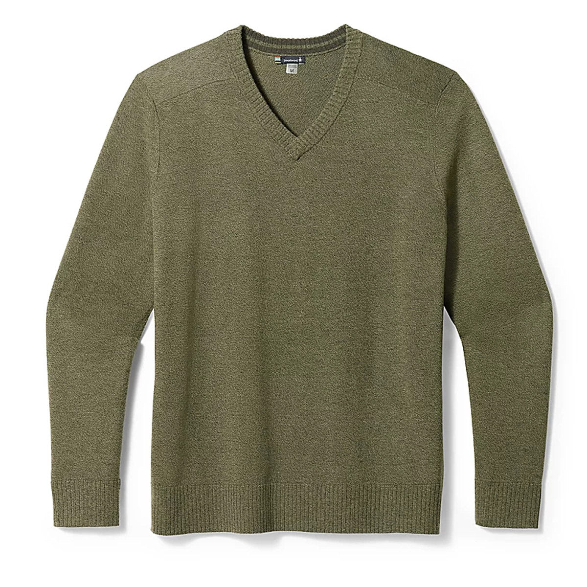 Smartwool Men&#39;s Sparwood V-Neck Sweater North Woods Heather/Winter Moss Heather