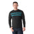 Smartwool Men's Sparwood Stripe Crew Sweater Charcoal/Emerald