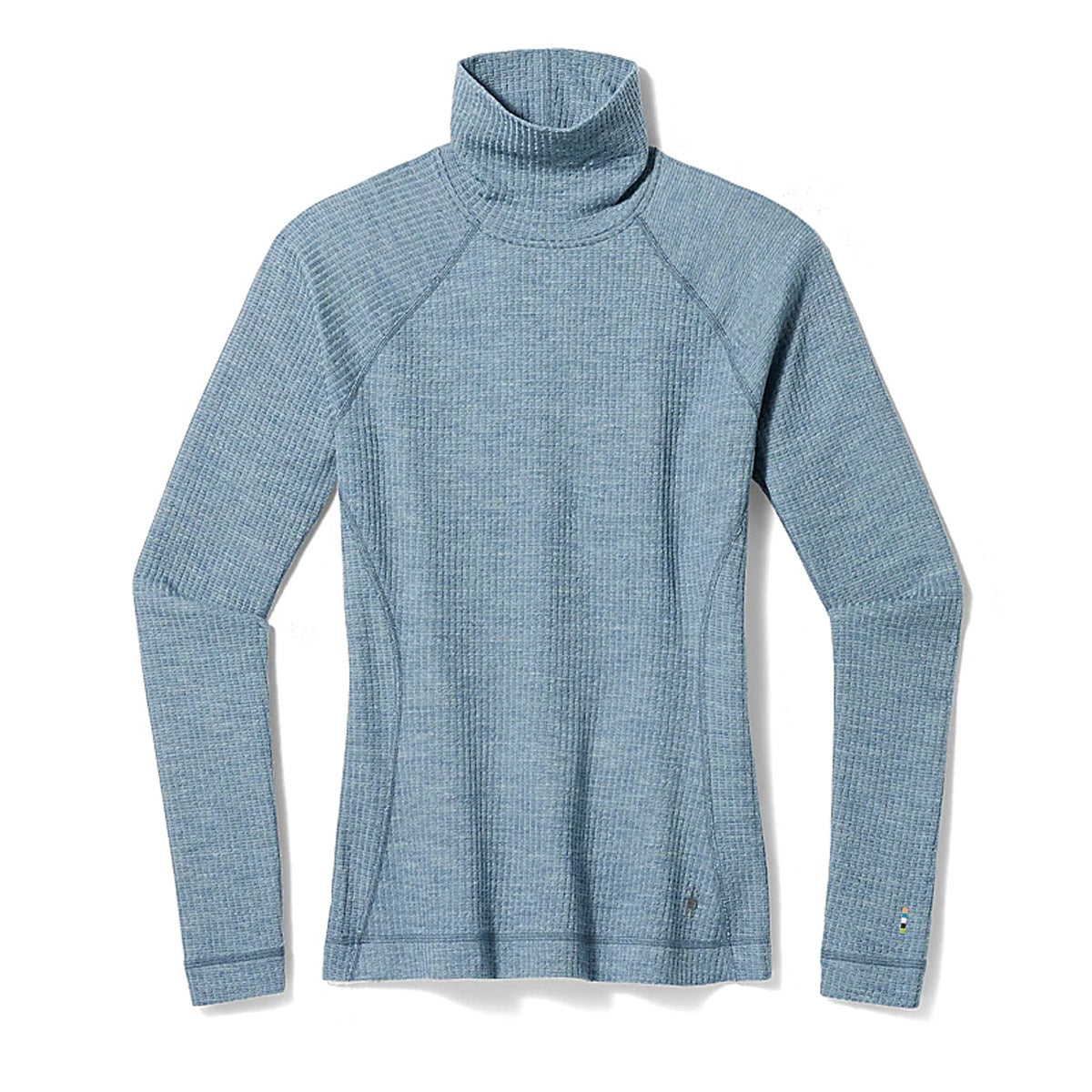 Smartwool Wome's Thermal Merino Rib Turtleneck Lead Heather