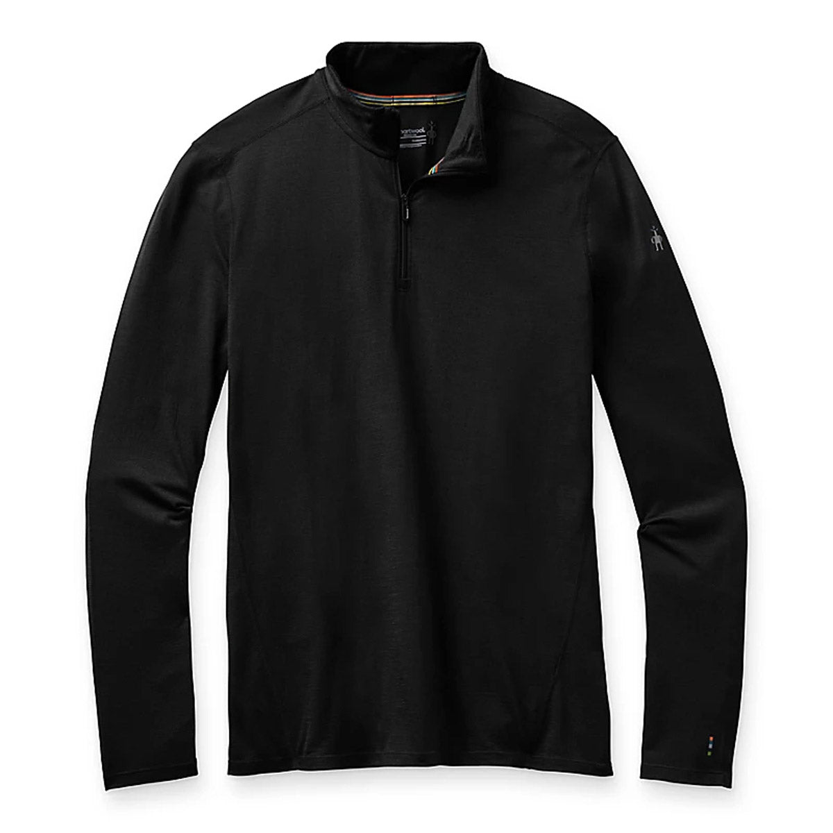 Smartwool Men's Classic All-Season Merino Base Layer 1/4 Zip Black