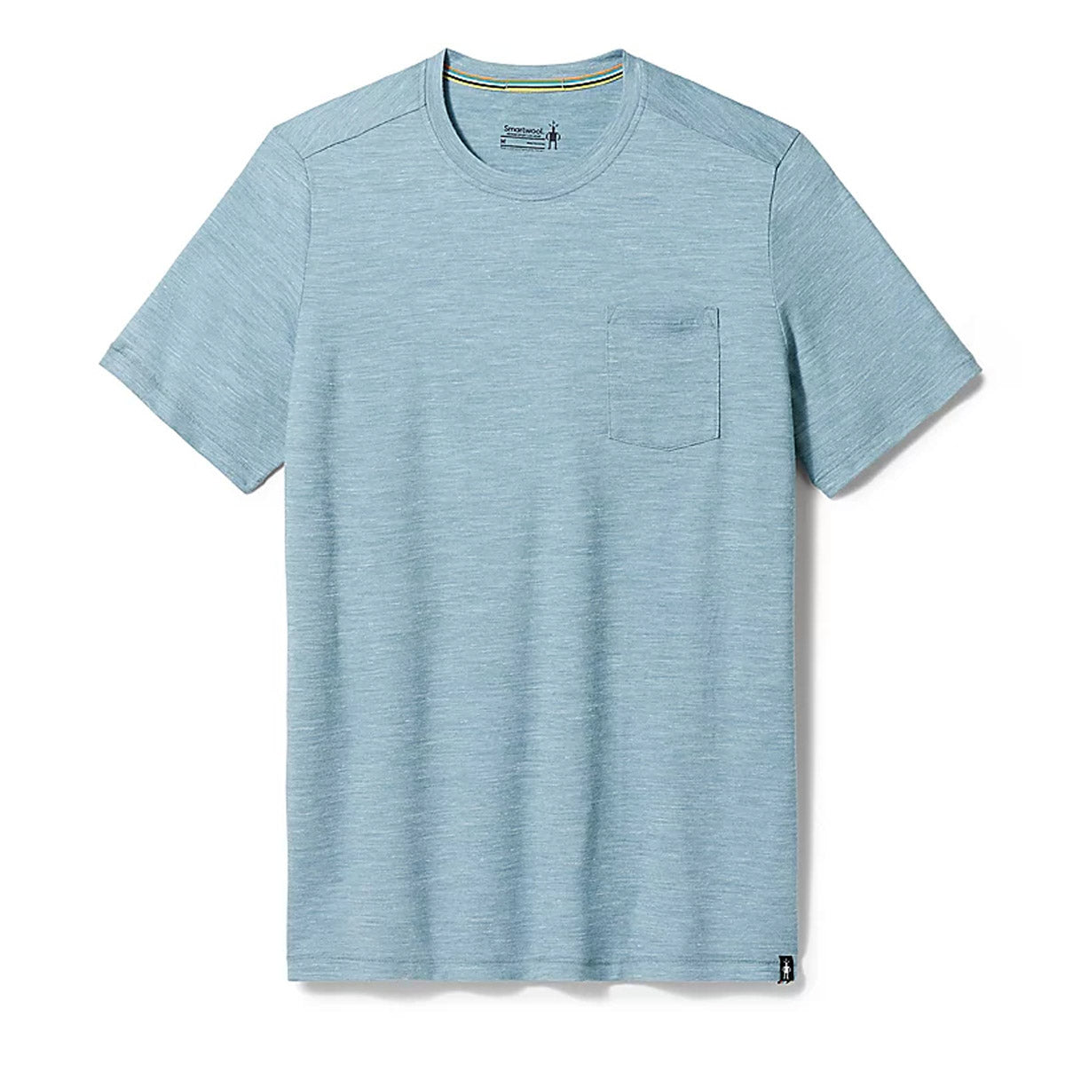 Smartwool Men&#39;s Merino Hemp Blend Pocket Tee Lead Heather