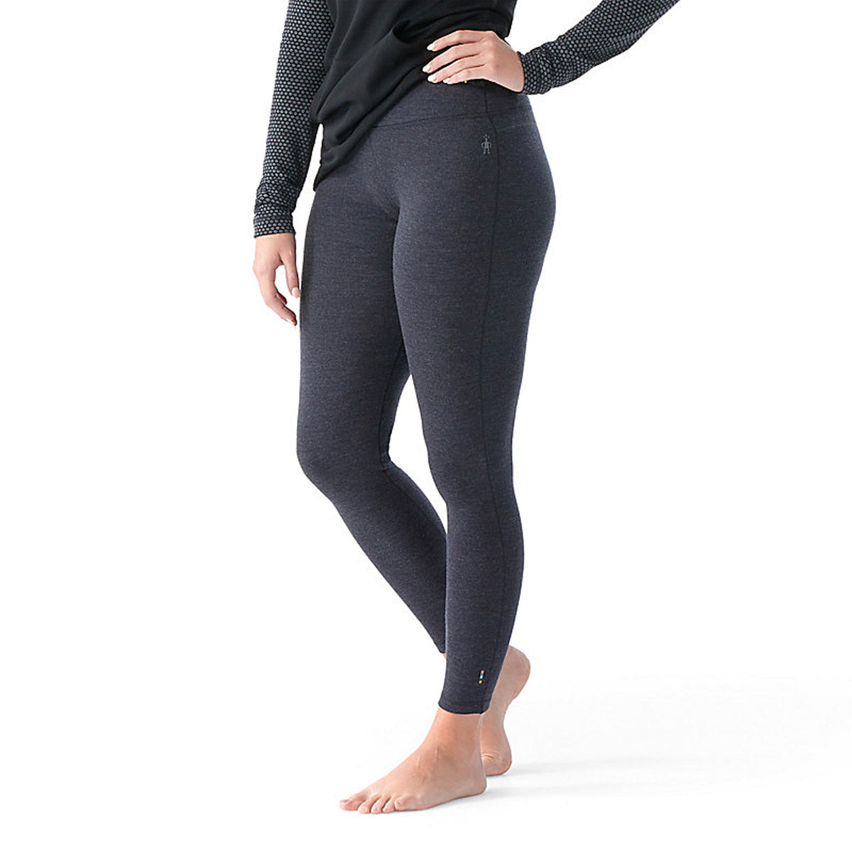 Smartwool Women's Classic Thermal Merino Base Layer Bottom Charcoal Heather