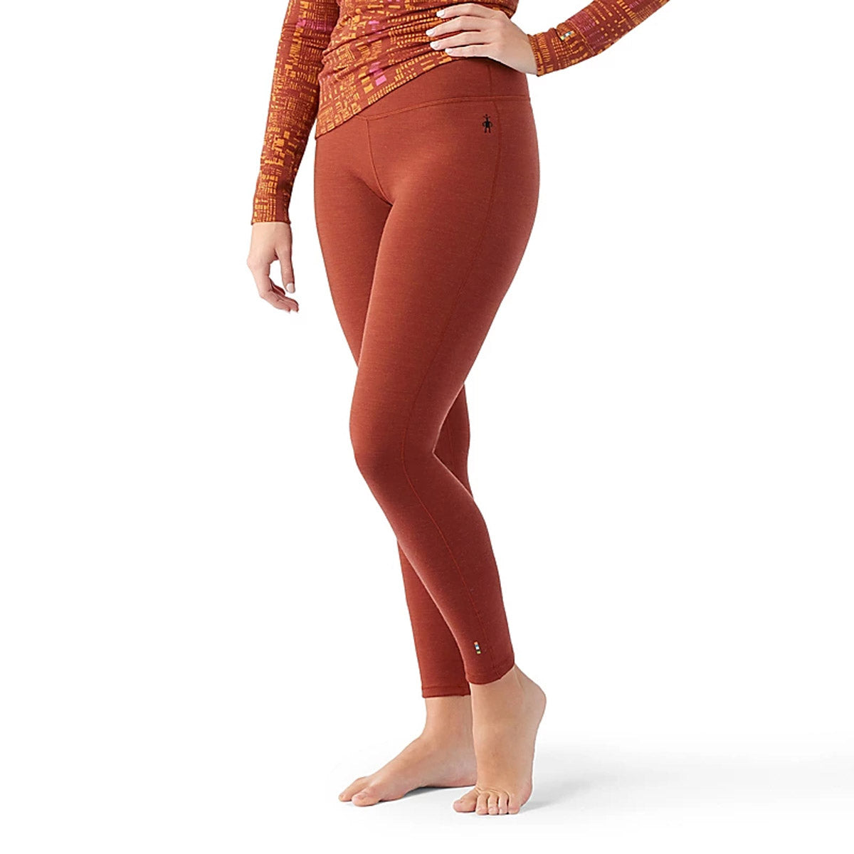 Smartwool Women's Classic Thermal Merino Base Layer Bottom Pecan Brown Heather