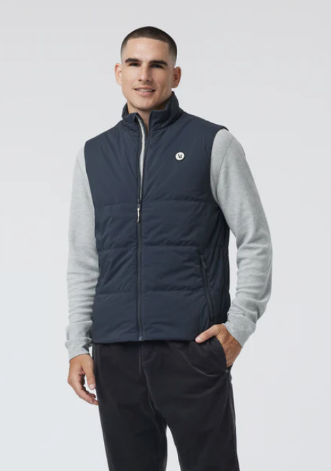 Vuori M Echo Insulated Vest 2.0 NVY Navy