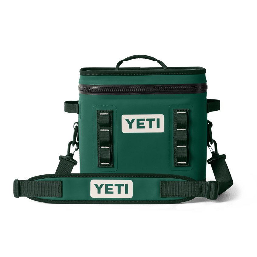 Yeti Hopper Flip 12 Soft Cooler Black Forest Green