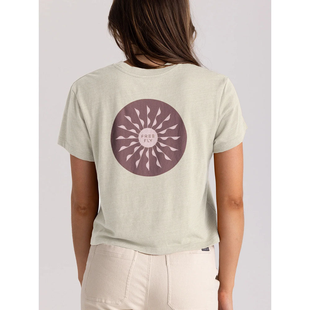 Free Fly Apparel Womens Sol Tee Heather Birch