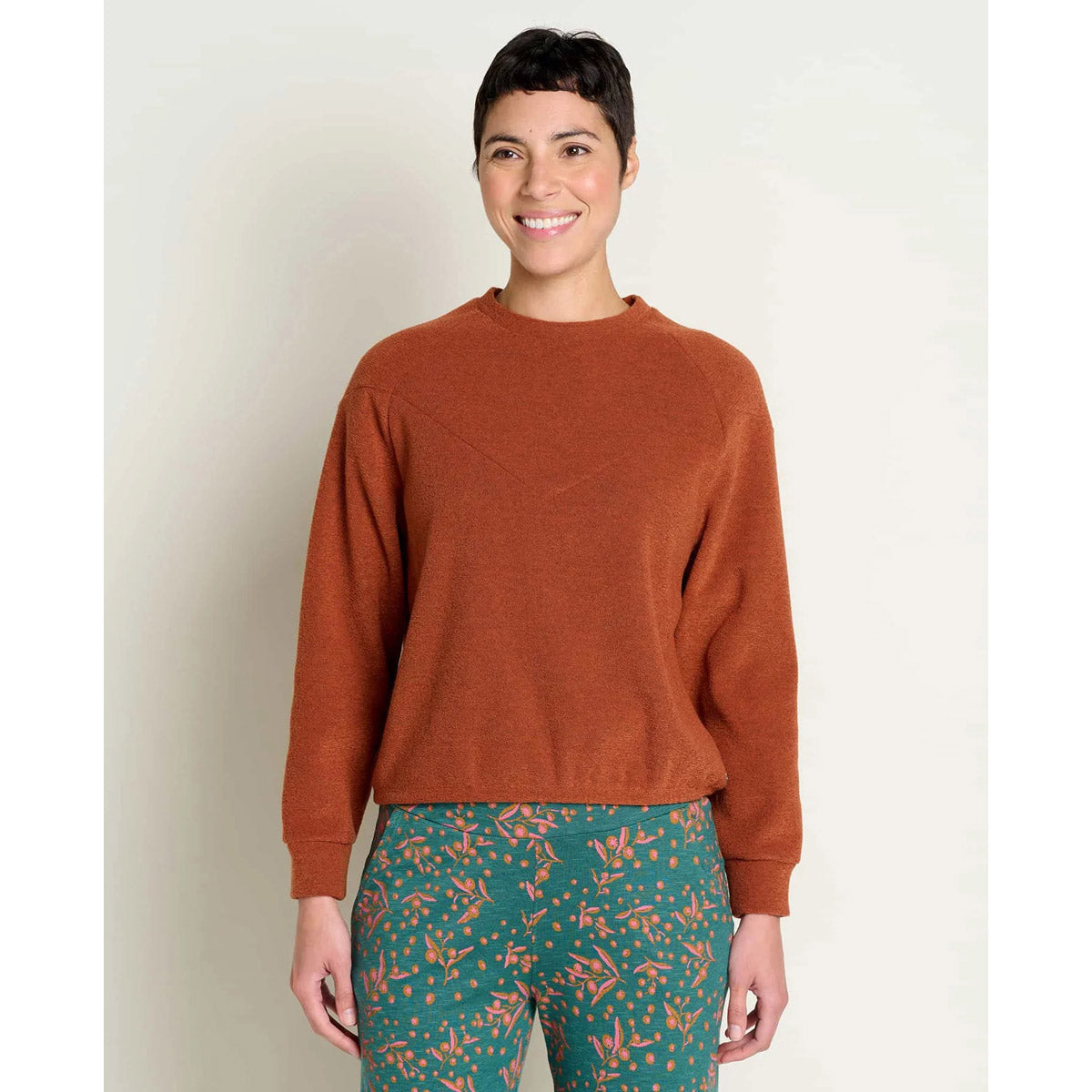 Toad&Co. Women's Whitney Terry Pullover Cinnamon