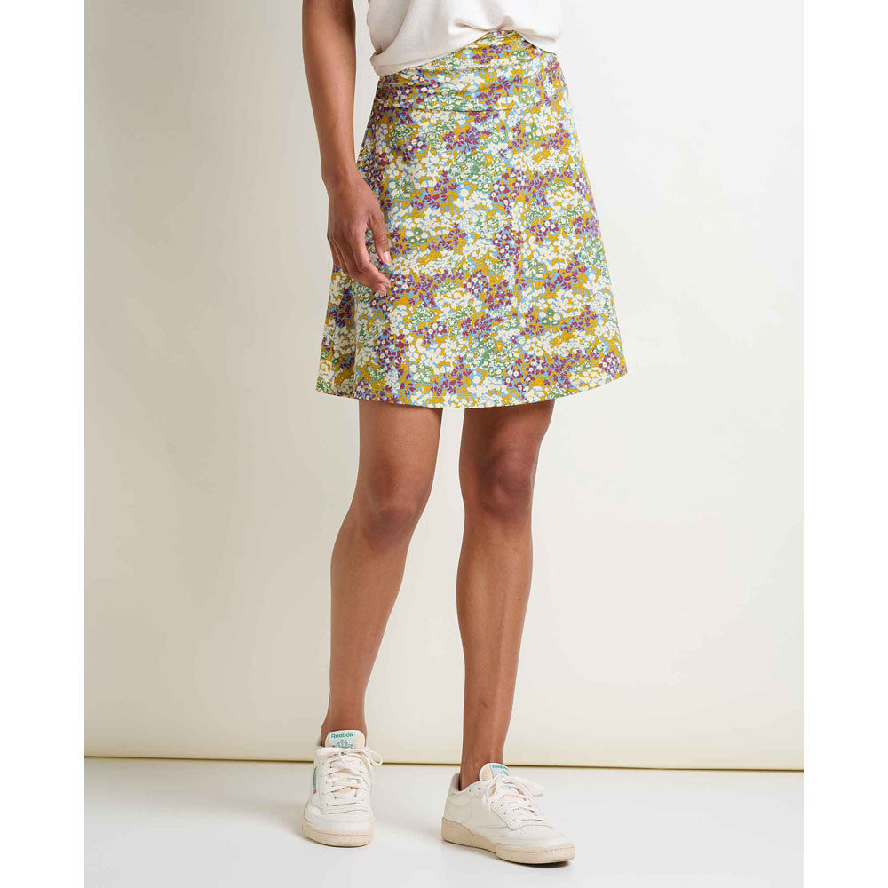Toad&Co. Womens Chaka Skirt Wild Ginger Meadow Print