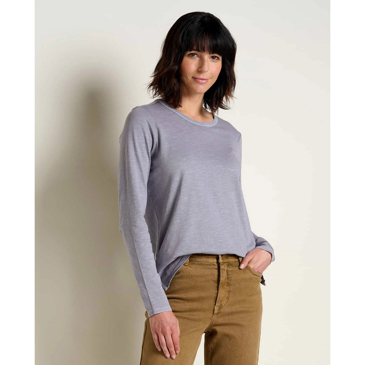 Toad&amp;Co. Women&#39;s Primo Long Sleeve Crew torm / S