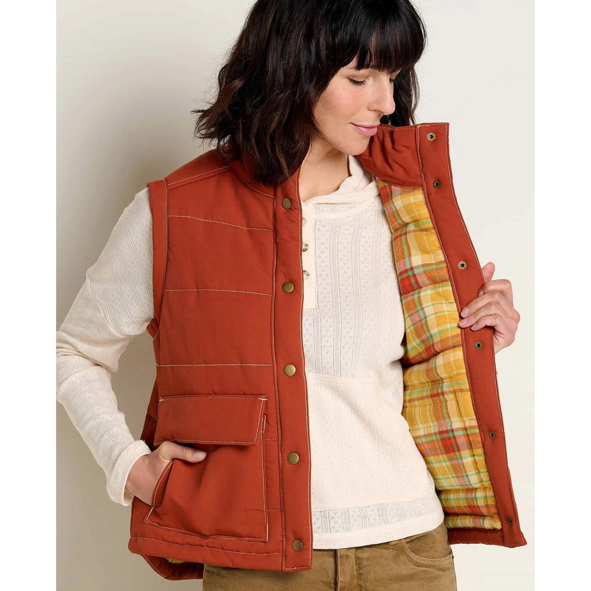 Toad&Co. Women's Forester Pass Vest Cinnamon