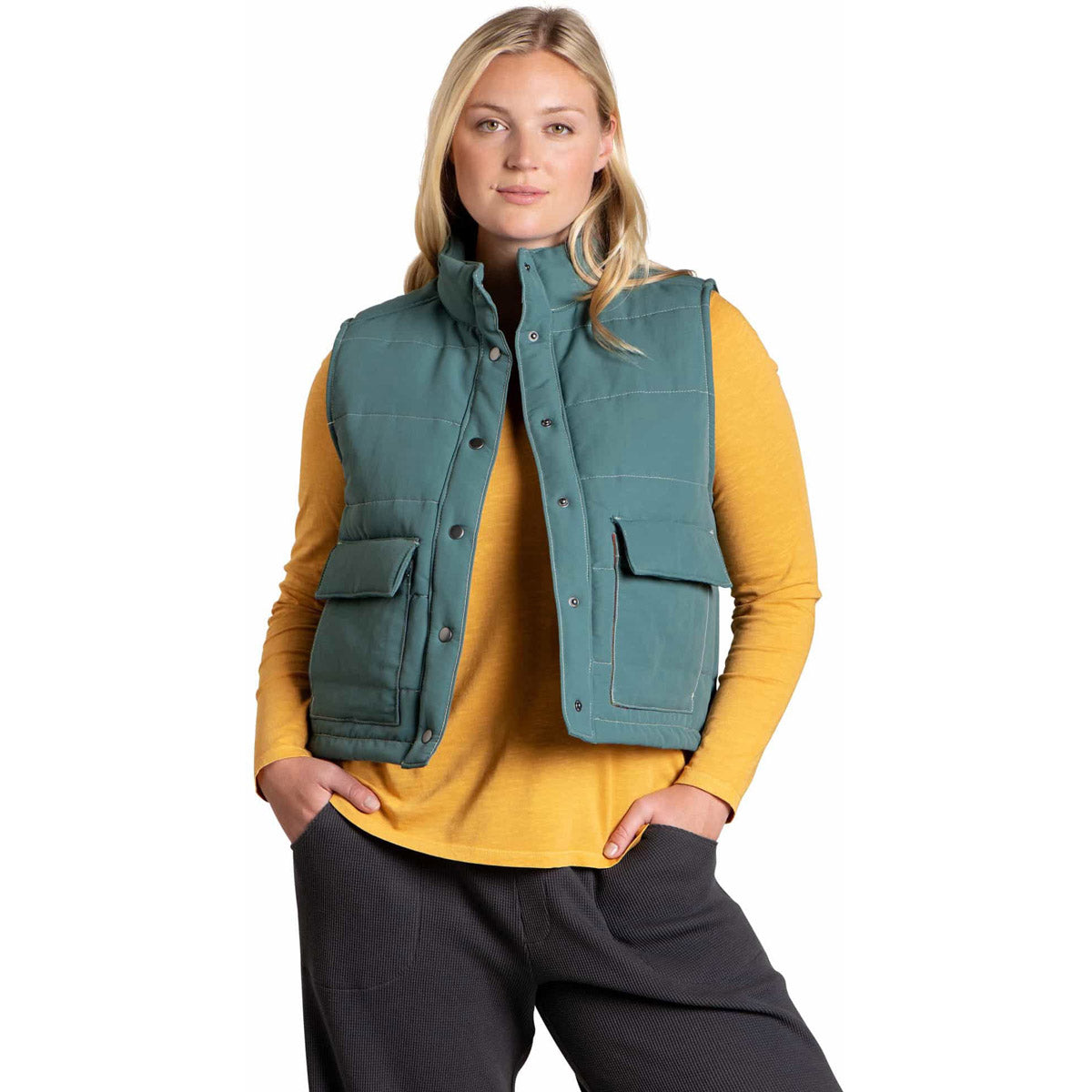 Toad&Co. Women's Forester Pass Vest Silver Pine