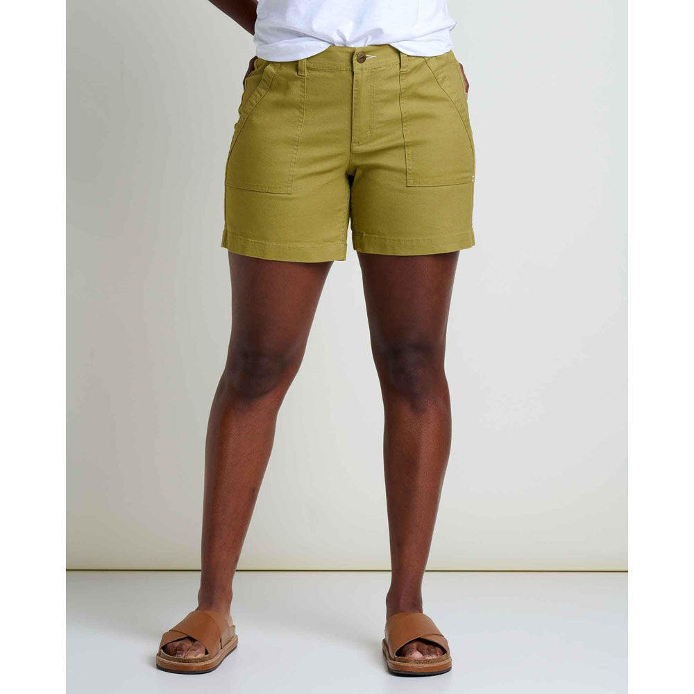 Toad&Co. Womens Earthworks Camp Short Green Moss