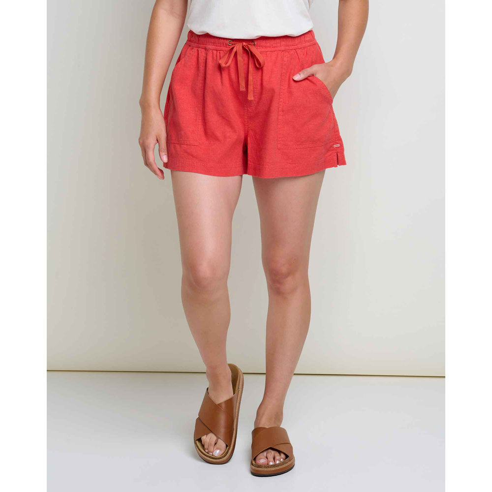 Toad&Co. Womens Taj Hemp Pull-On Short Salamander