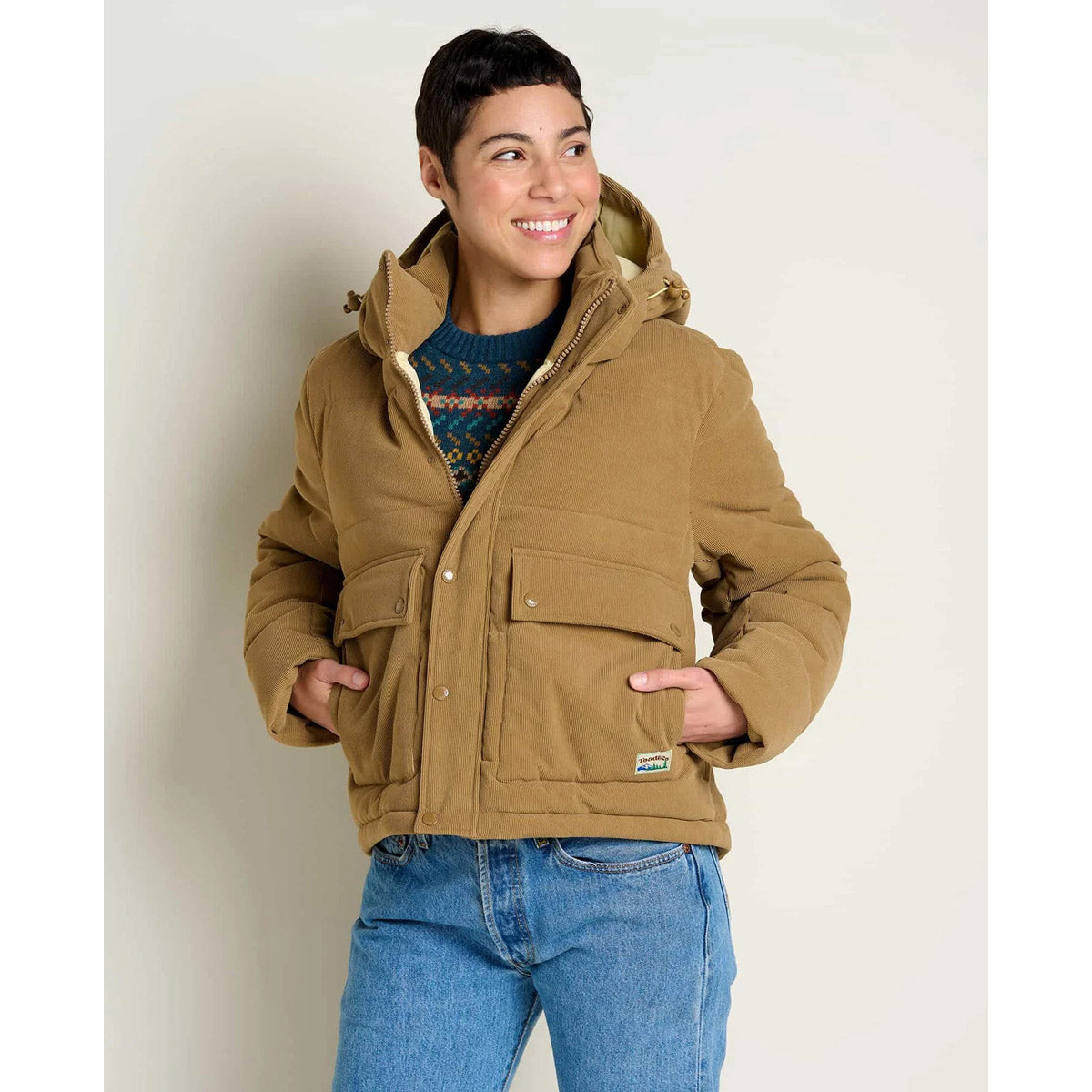 Toad&amp;Co. Women&#39;s Spruce Wood Jacket Honey Brown Cord